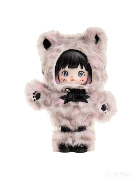 TopToy Other - TopToy Nommi Forest Kingdom 5-Joint Articulated Doll - Inky Pink Leopard